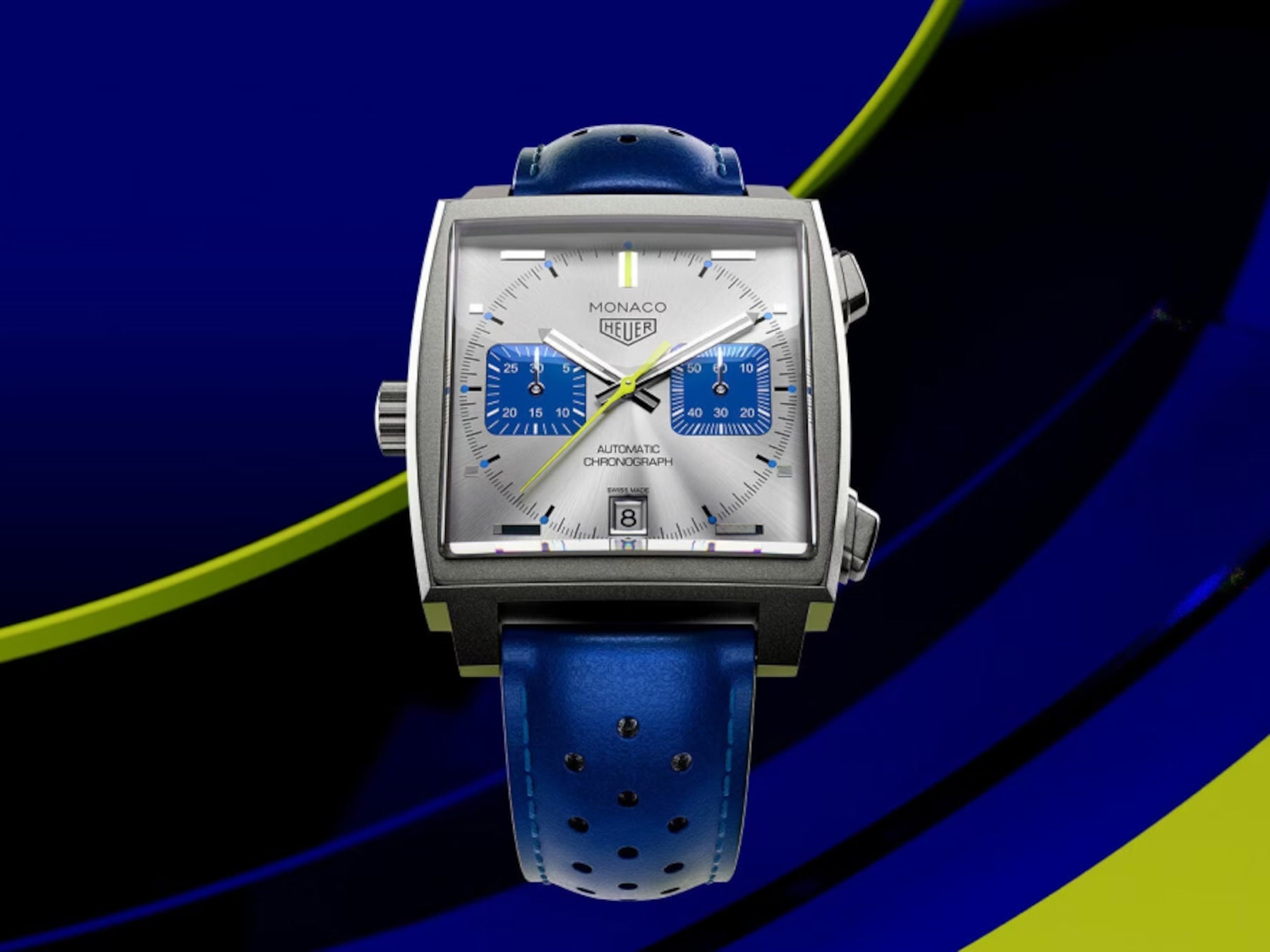 New TAG Chronograph Racing Blue