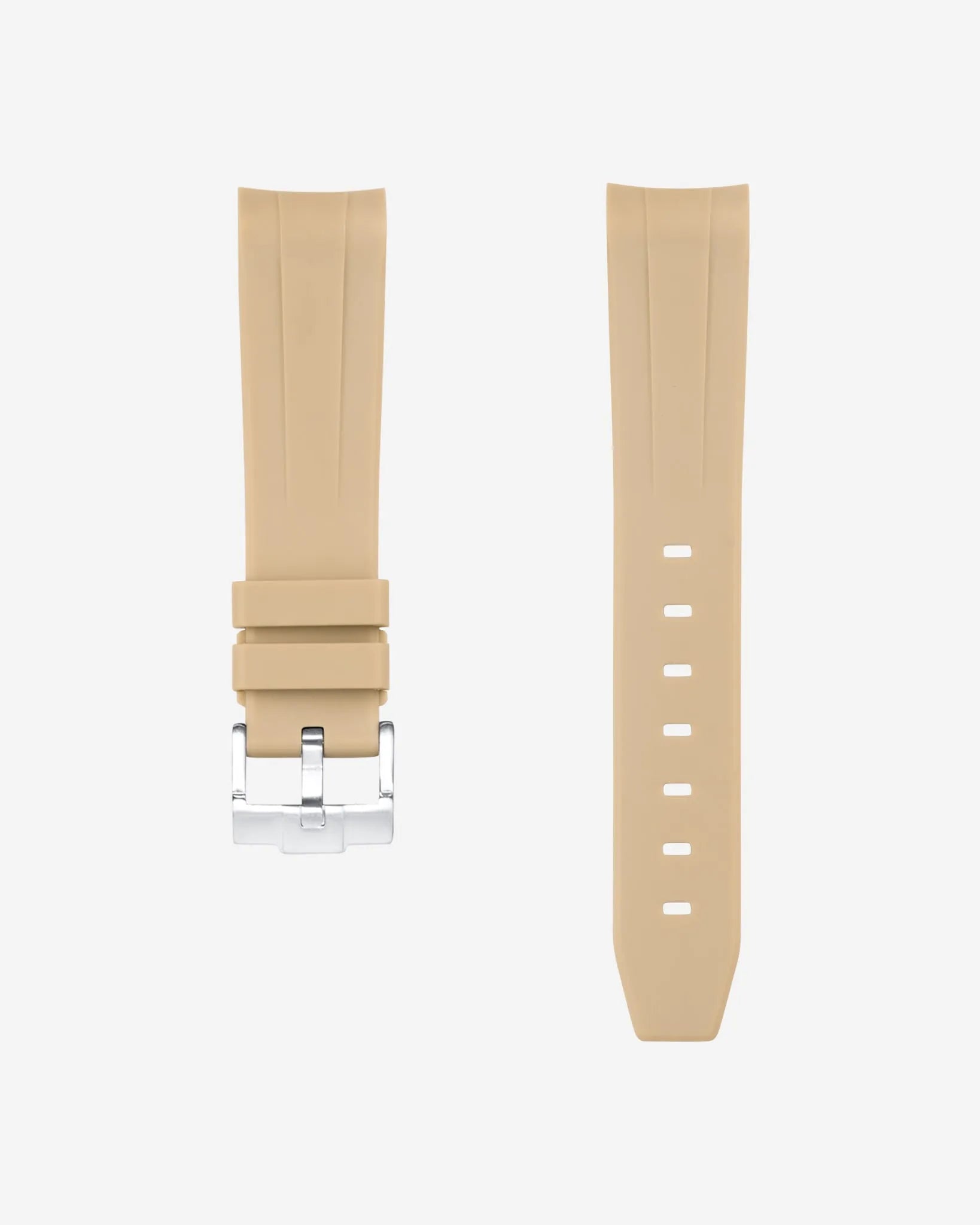 Bracelete de Relógio em Borracha Preta