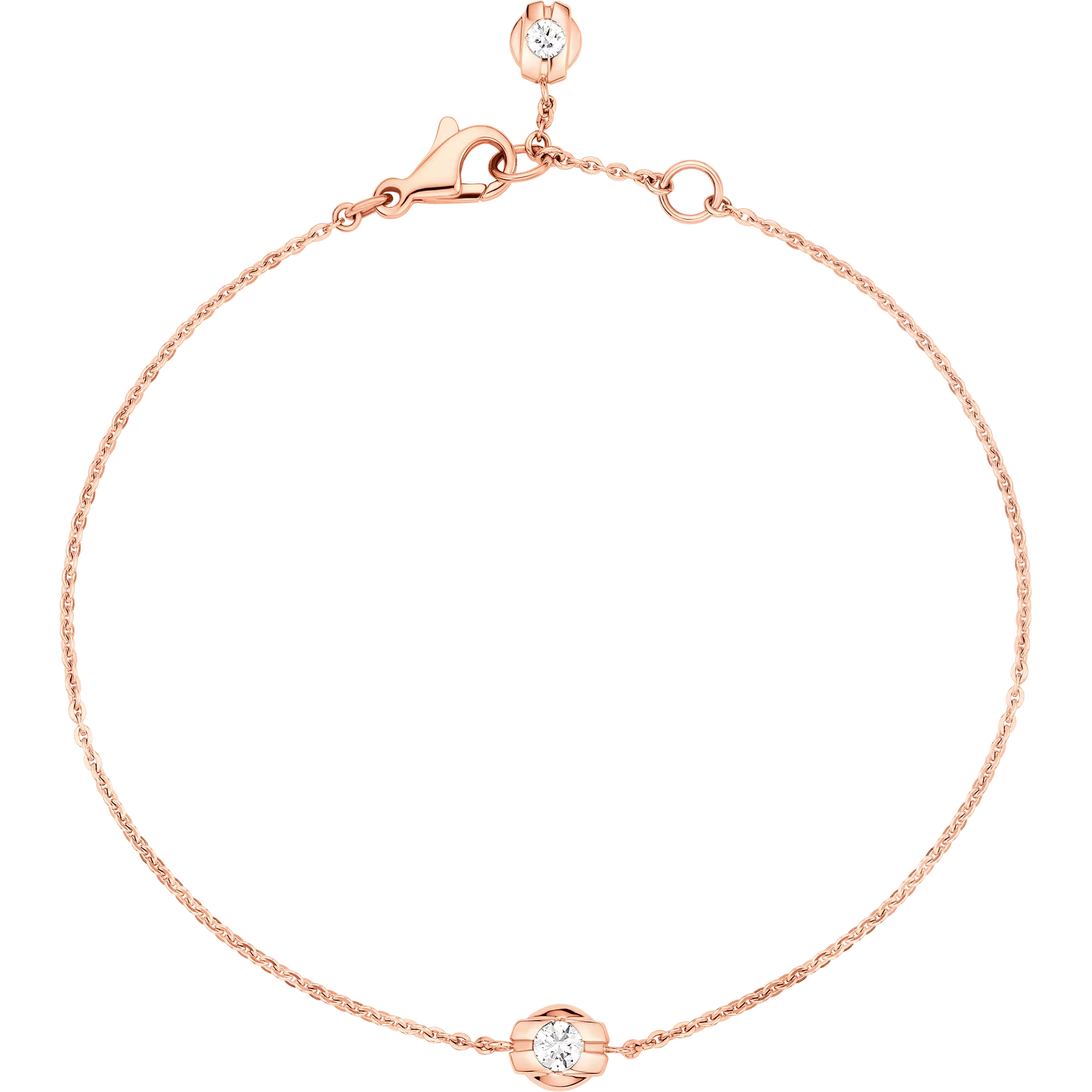 Armband met roségouden sieraden