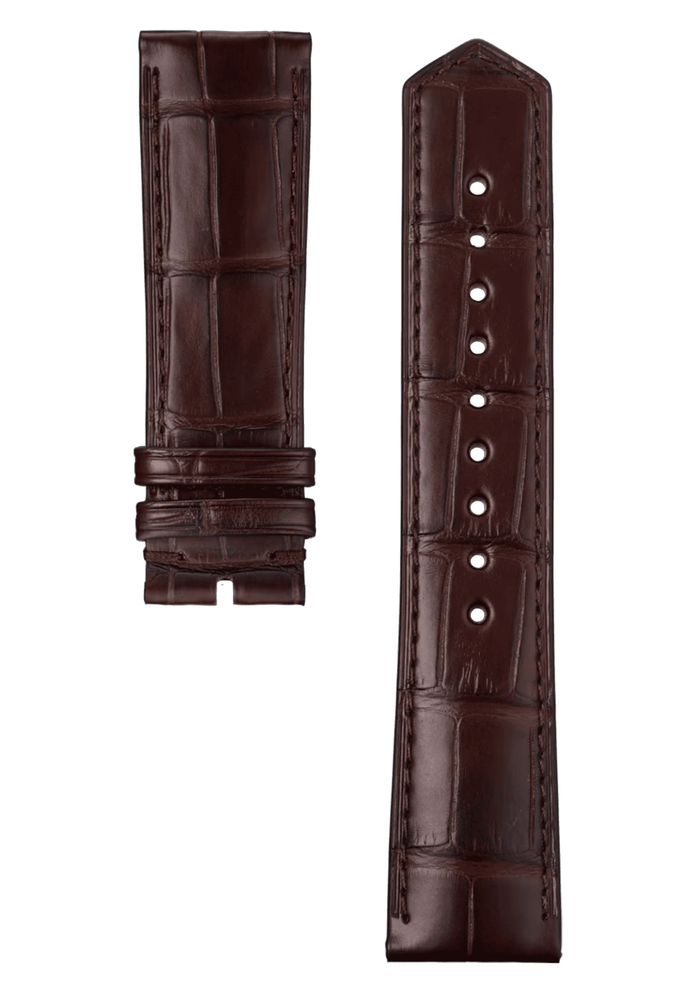 Pruun nahast käevõru kellale 42 mm