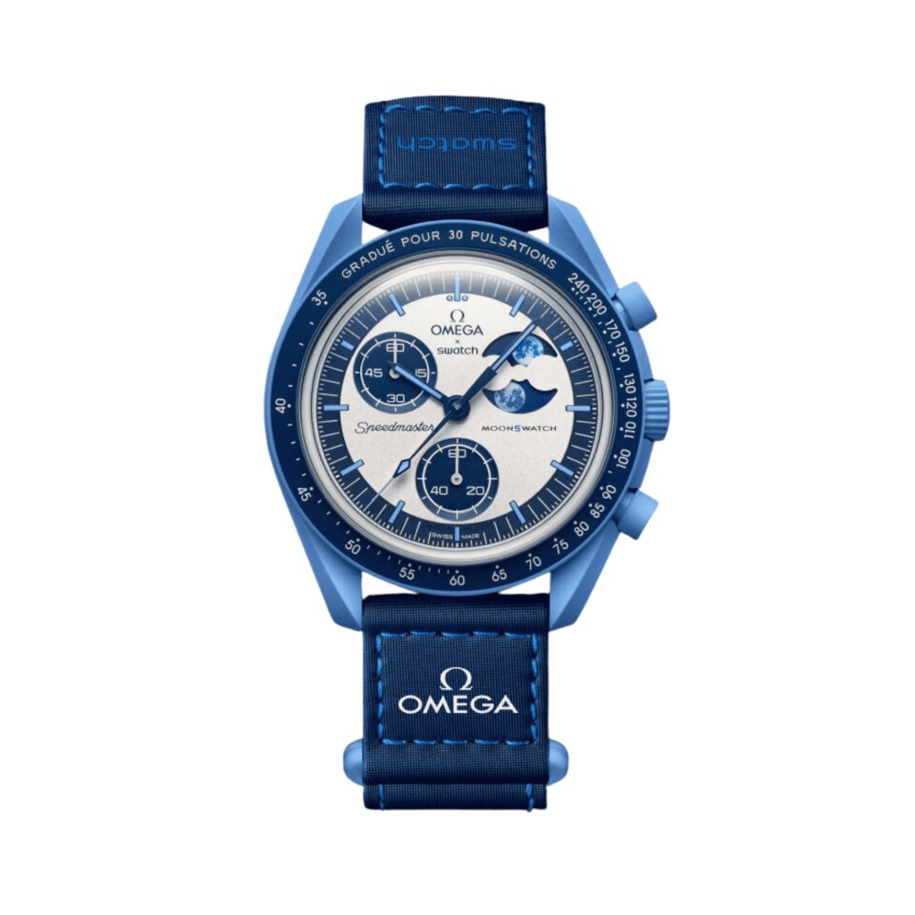 Mission to the SUPER BLUE MOONPHASE - VELCRO© Strap