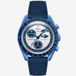 Mission to the Super Blue Moonphase (Leather Strap)