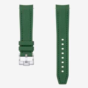 Curved Vertech Rubber Strap - Green
