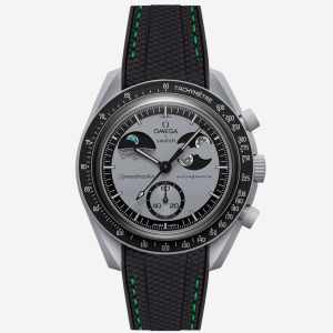 MoonSwatch Mission To Earth Phase Watch (Rubber Strap)