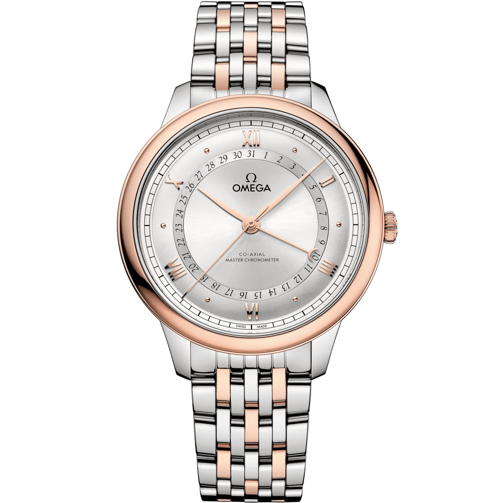 De Ville Prestige โค-แอกเชียล มาสเตอร์โครโนมิเตอร์ พร้อมเข็มบอกวันที่ ขนาด 42 มม.