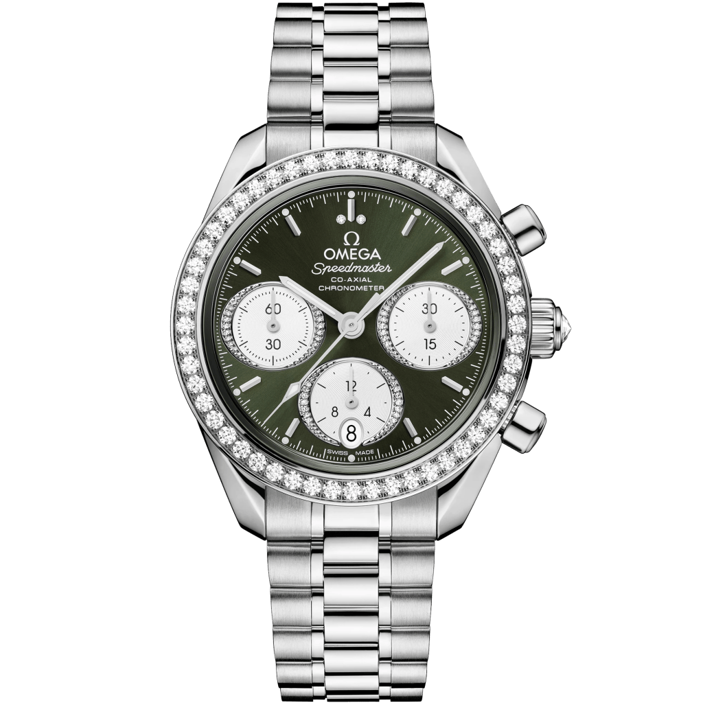 Speedmaster 38 mm, Stahl auf Stahl