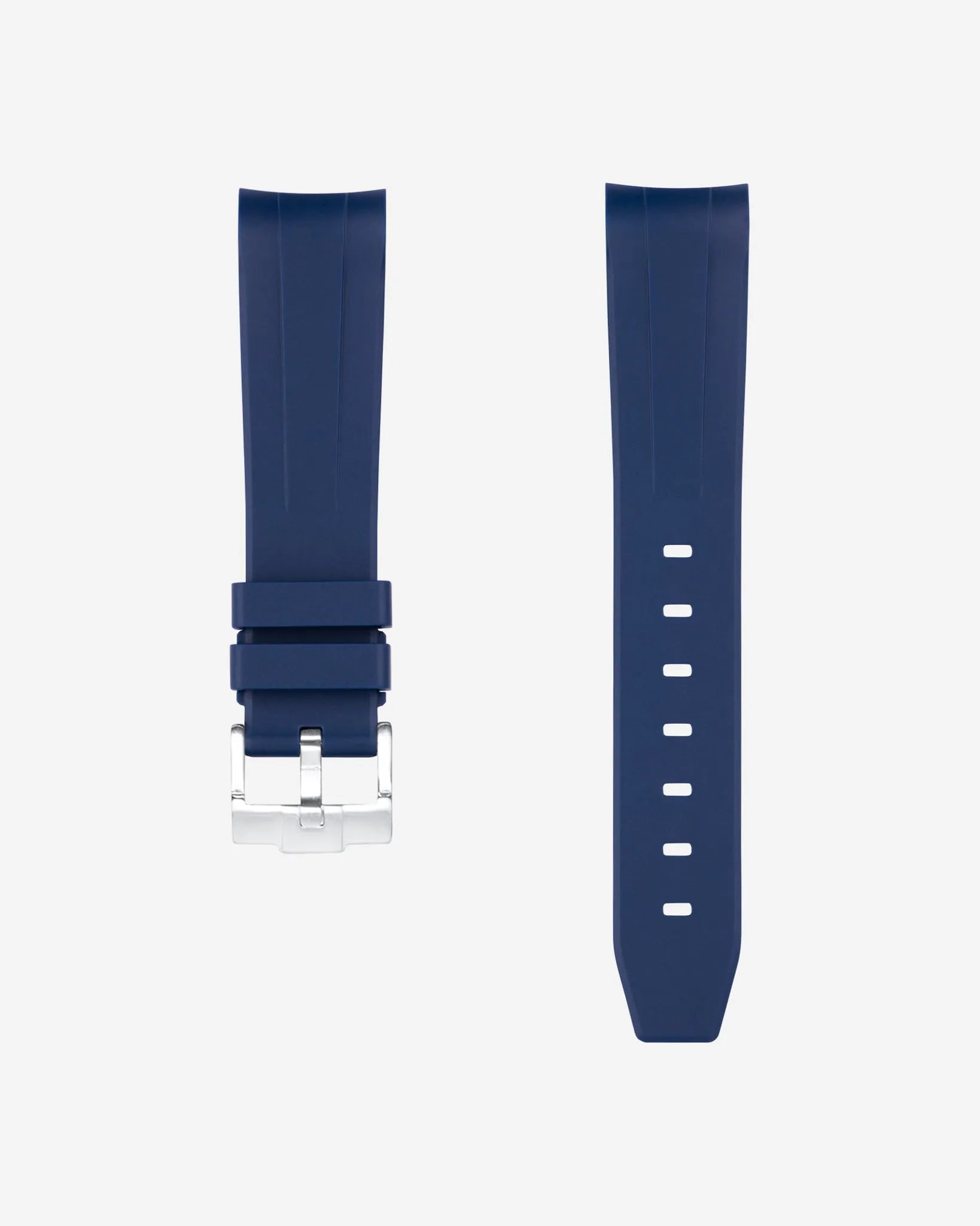 Gebogen rubberen band – blauw