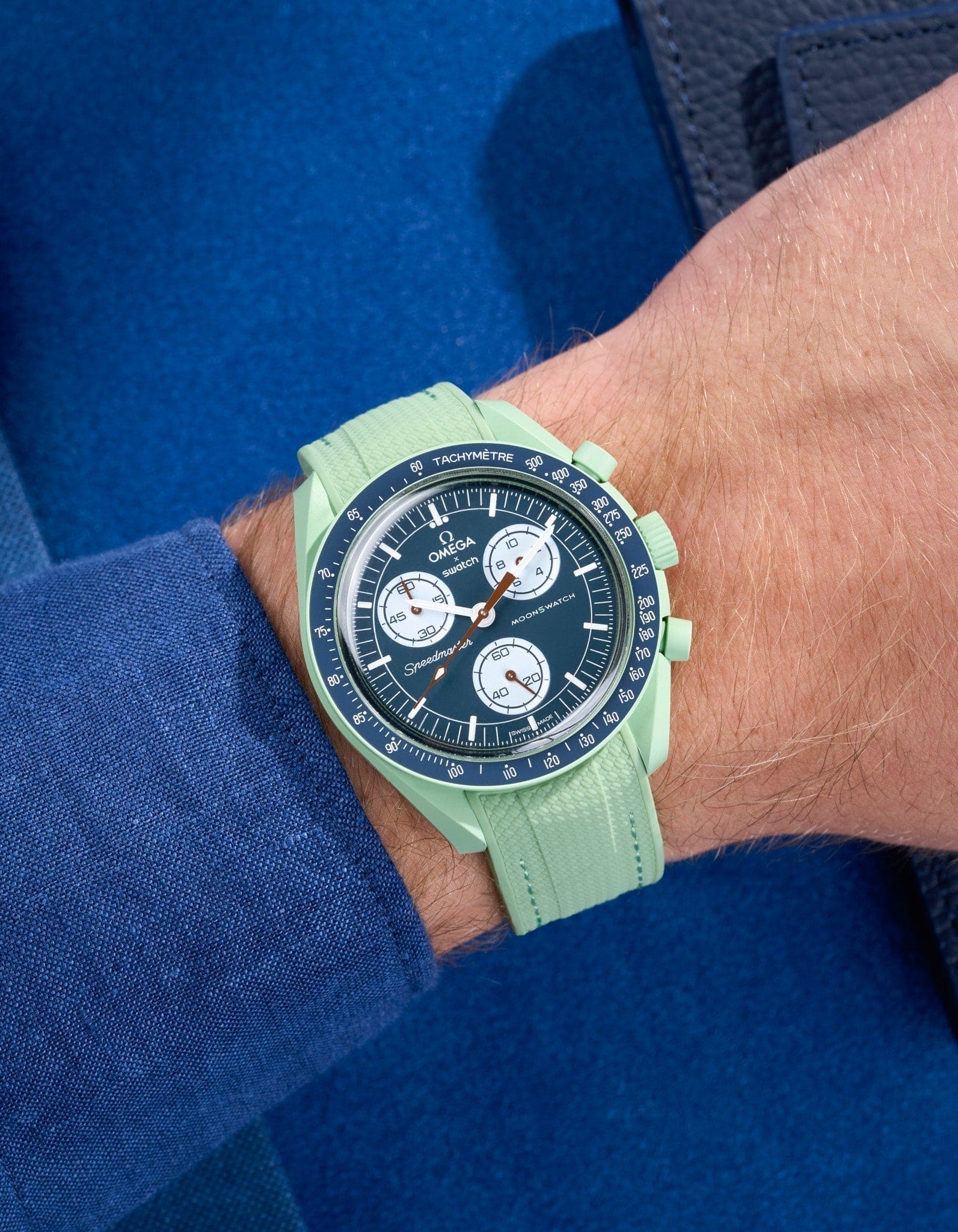 Cinturino in gomma Vertech curvo – Mint
