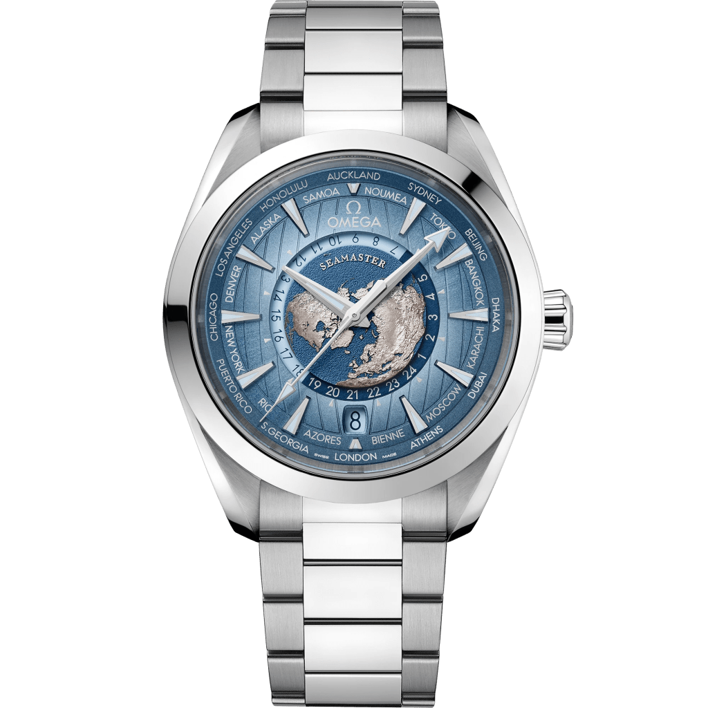 Seamaster Aqua Terra 150M Co-Axial Master Chronometer GMT Worldtimer 43 mm