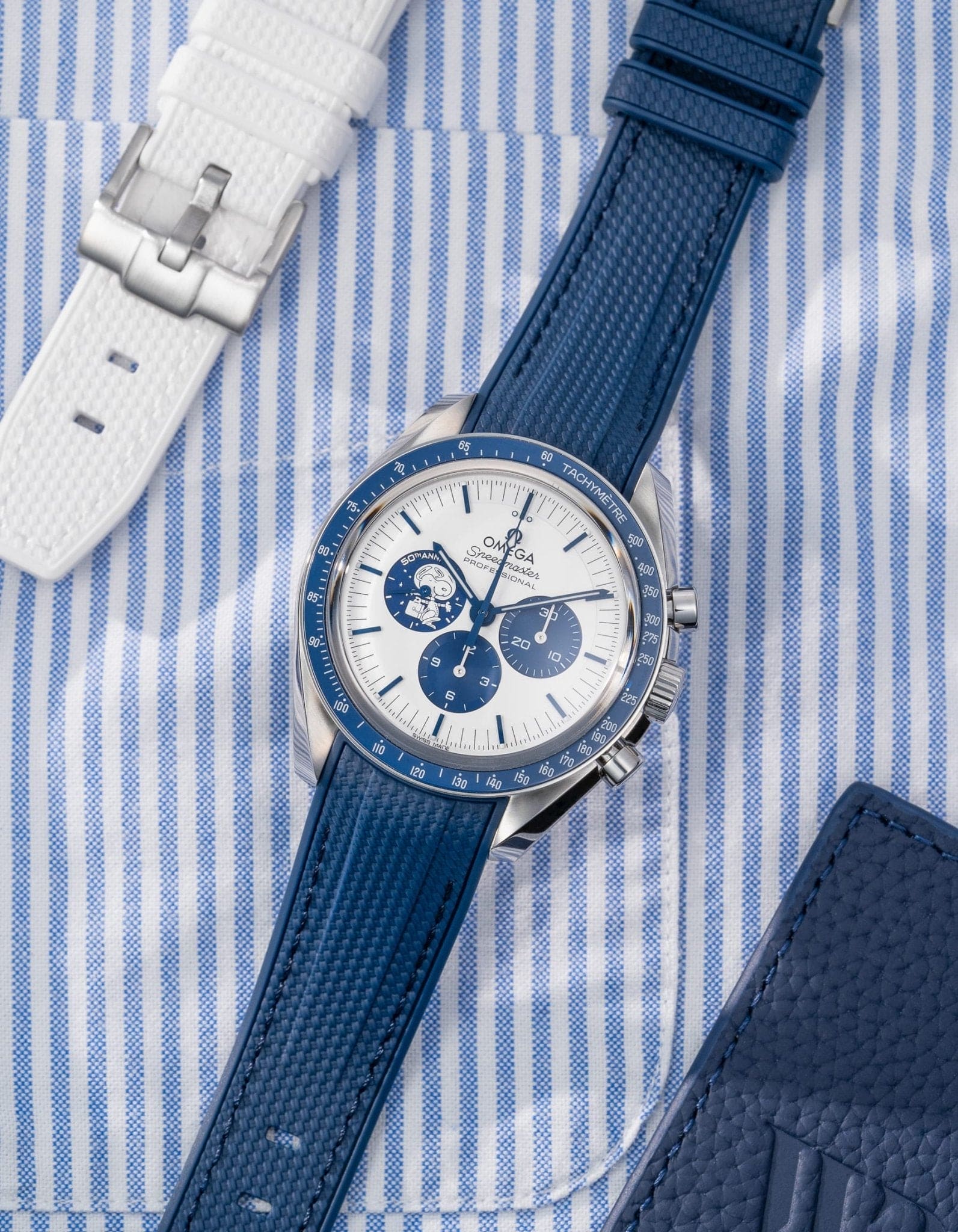 Cinturino in gomma Vertech Curvo – Blu