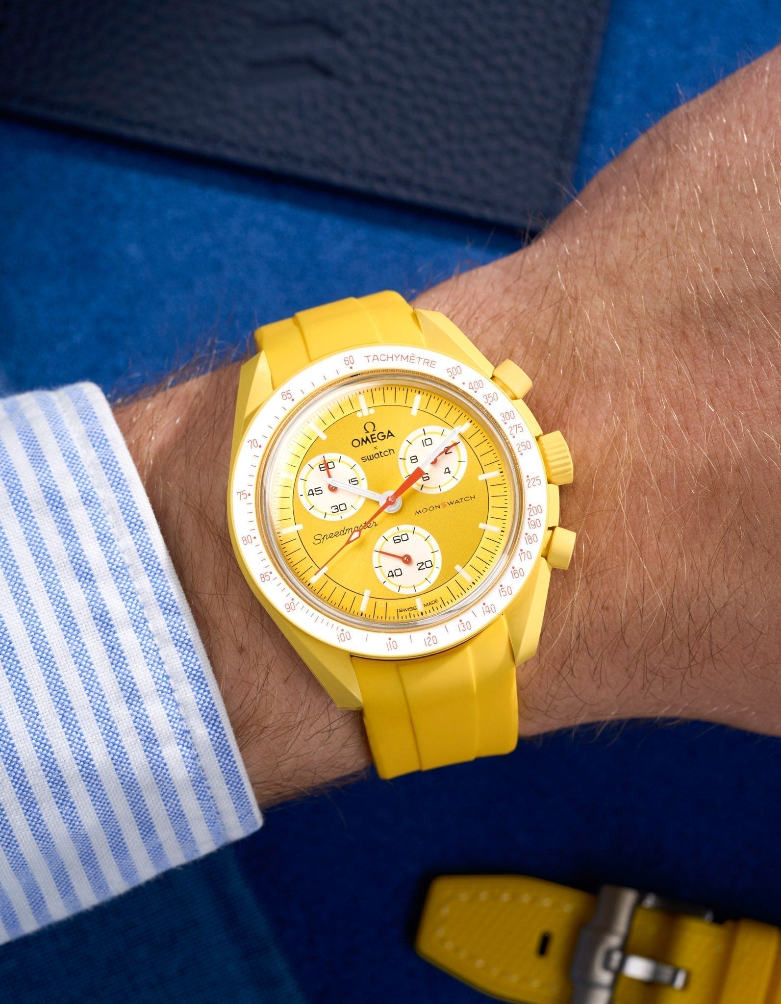 Cinturino in gomma curva – Giallo